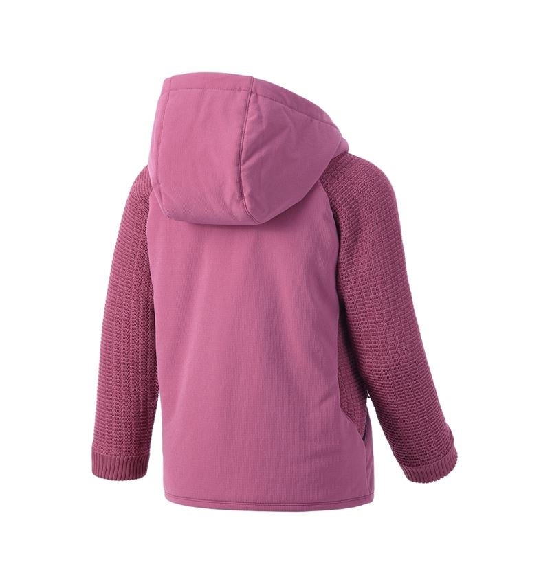 Topics: Hybrid hooded knitted jacket e.s.trail, children's + tarapink/deepblue 4