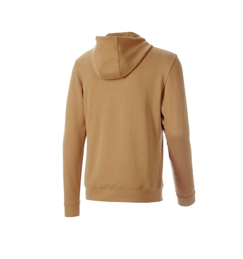 Beklædning: Hoody-Sweatshirt e.s.iconic works + mandelbrun 2