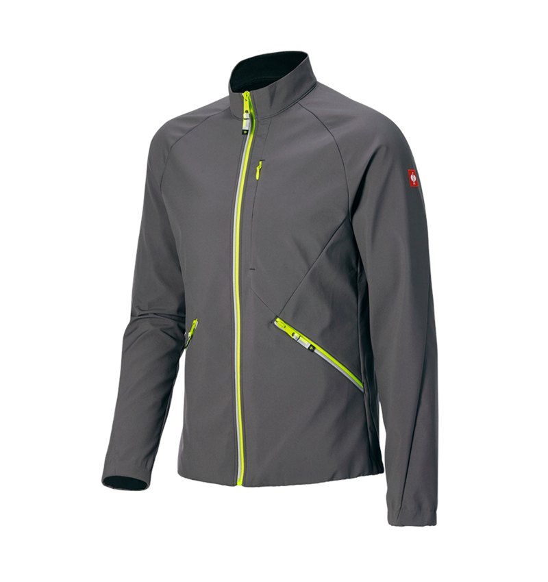 Clothing: Softshell jacket e.s.ambition + anthracite/high-vis yellow 7