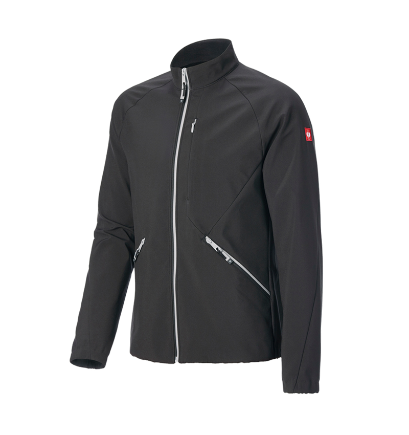 Clothing: Softshell jacket e.s.ambition + black/platinum 7