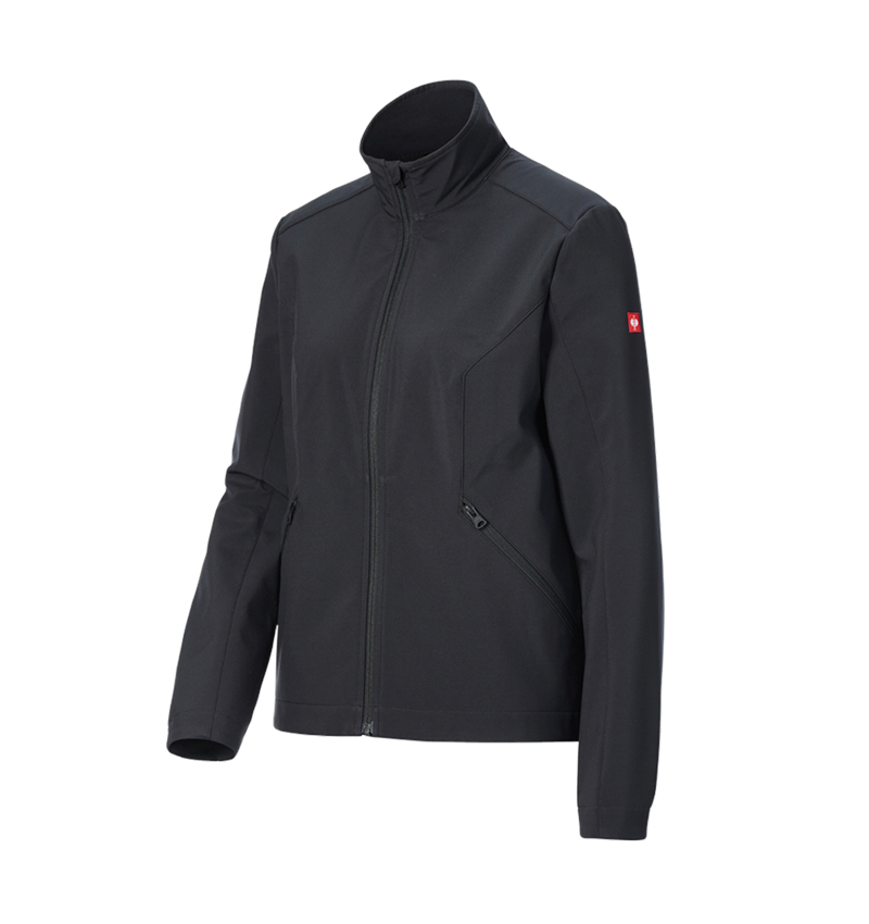 Clothing: Softshell jacket e.s.trail pure, ladies' + black 5