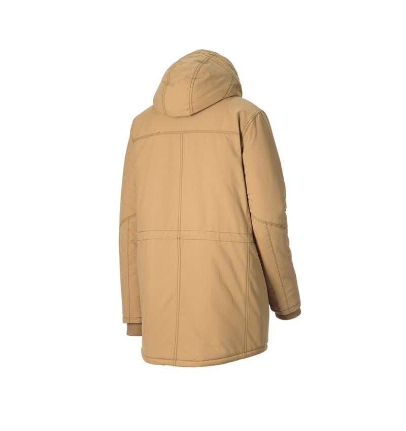 Clothing: Parka e.s.iconic, ladies' + almondbrown 10