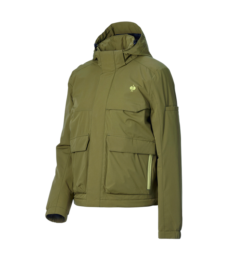 Clothing: Winter jacket e.s.trail, ladies' + junipergreen/limegreen 7