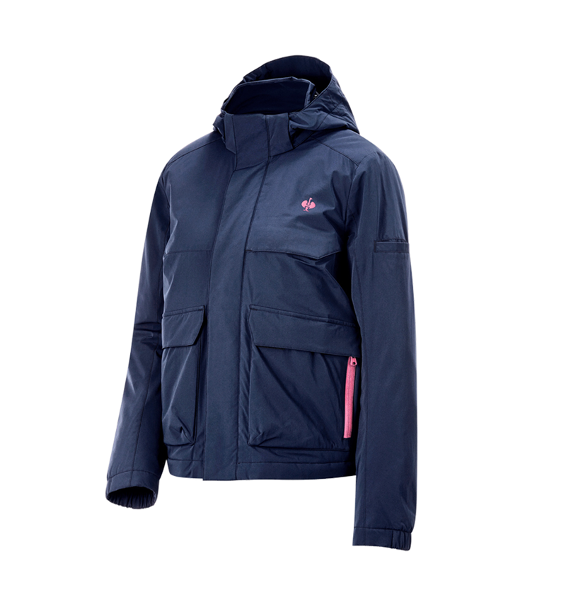 Topics: Winter jacket e.s.trail, ladies' + deepblue/tarapink 4