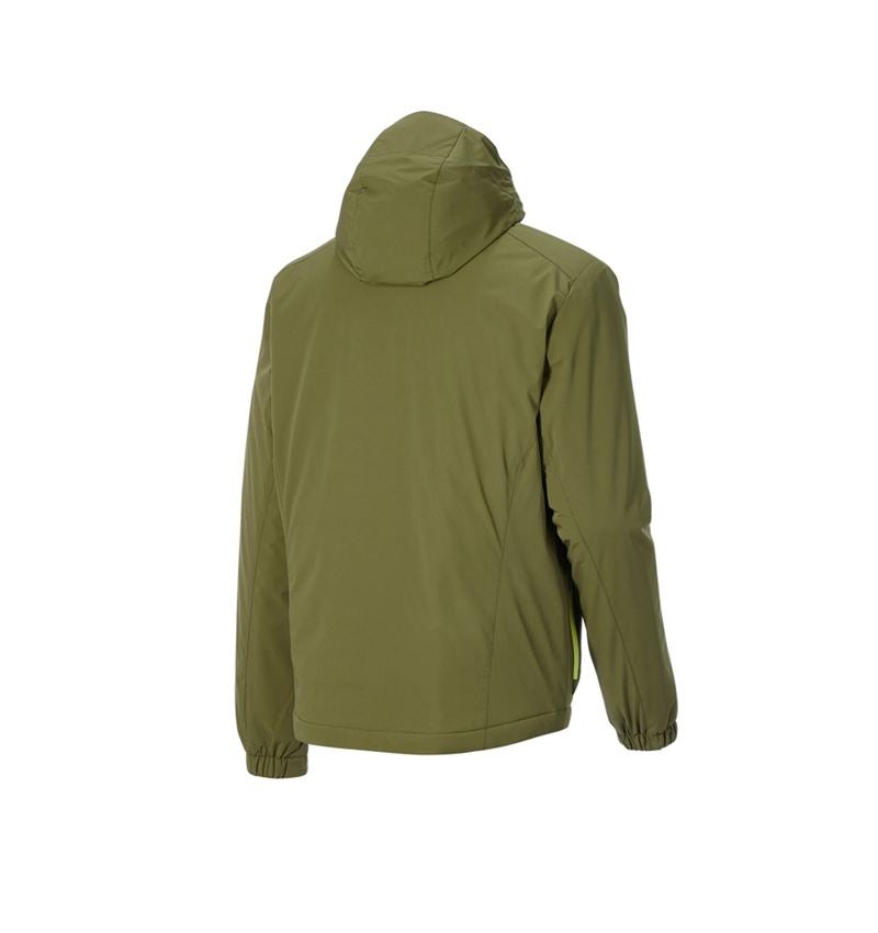 Work Jackets: Winter jacket e.s.trail + junipergreen/limegreen 6