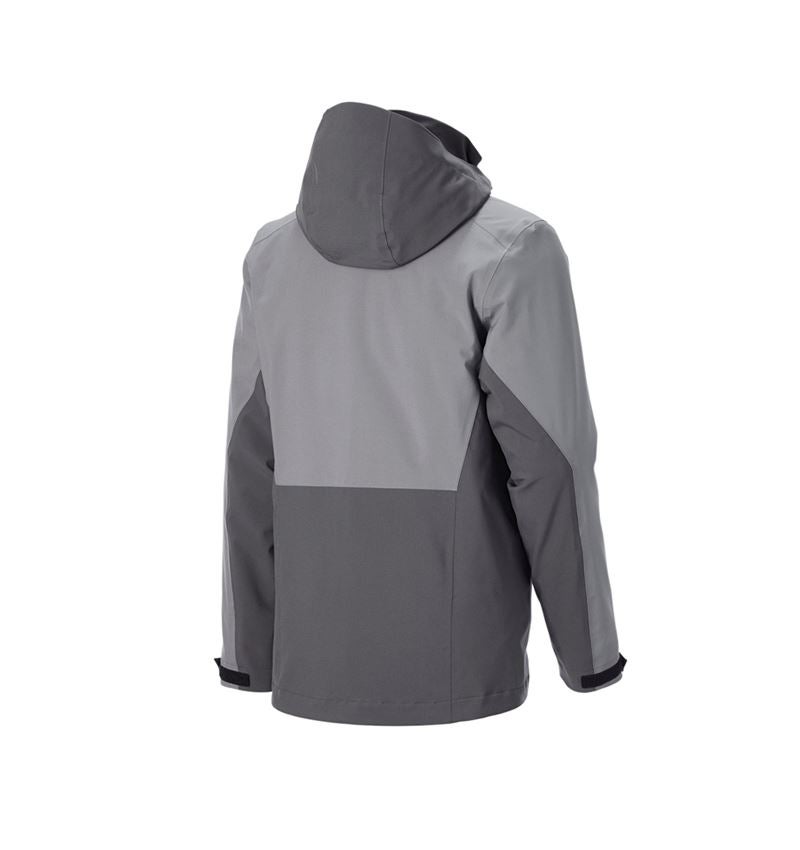 Clothing: 3 in 1 functional jacket e.s.trail snow + carbongrey/basaltgrey 6