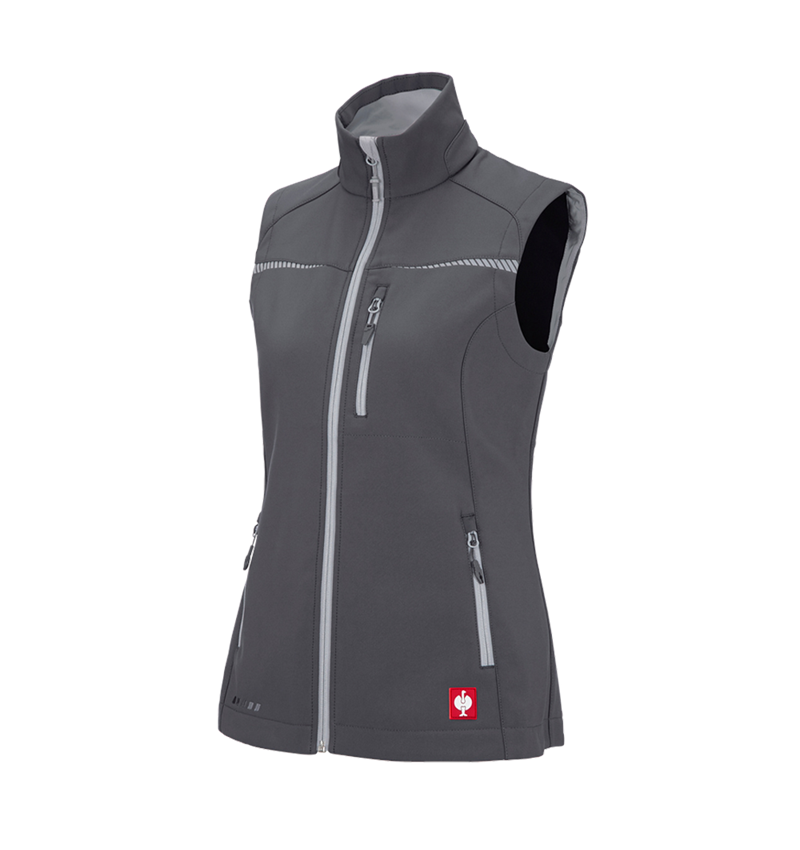 Joiners / Carpenters: Softshell bodywarmer e.s.motion 2020, ladies' + anthracite/platinum 2