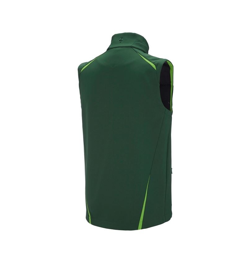 Work Body Warmer: Softshell bodywarmer e.s.motion 2020 + green/seagreen 3