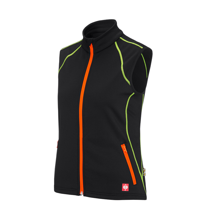 Topics: Funct. bodyw. thermo stretch e.s.motion 2020,lad. + black/high-vis yellow/high-vis orange 2