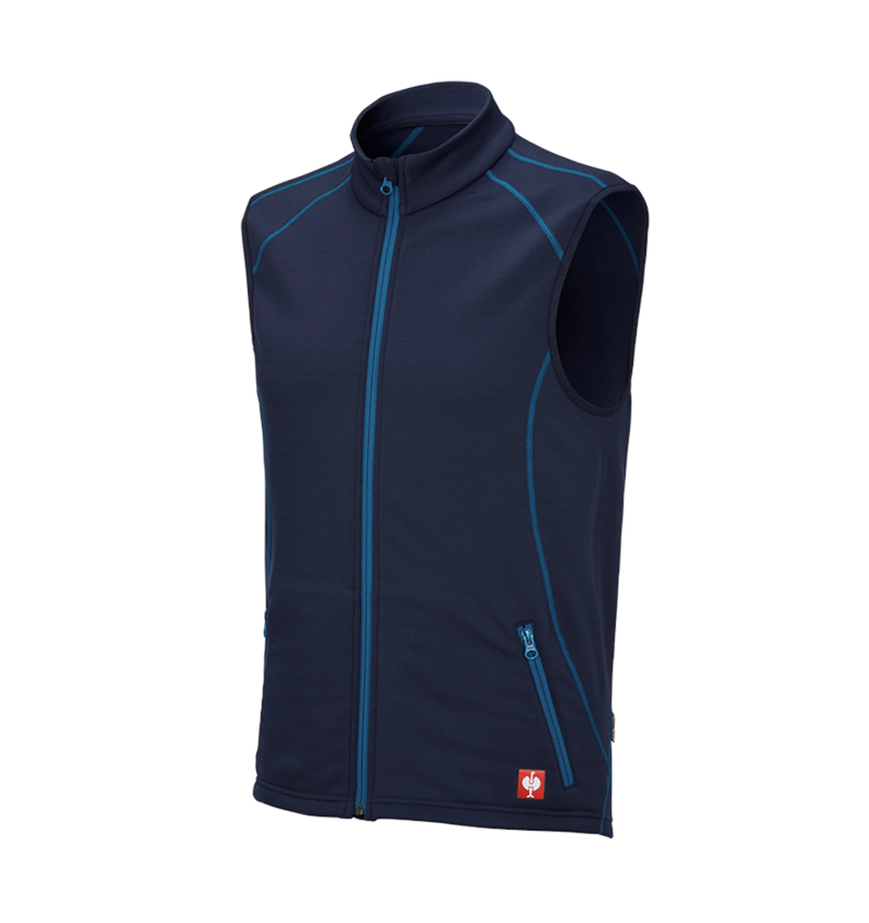 Joiners / Carpenters: Function bodywarmer thermo stretch e.s.motion 2020 + navy/atoll 2