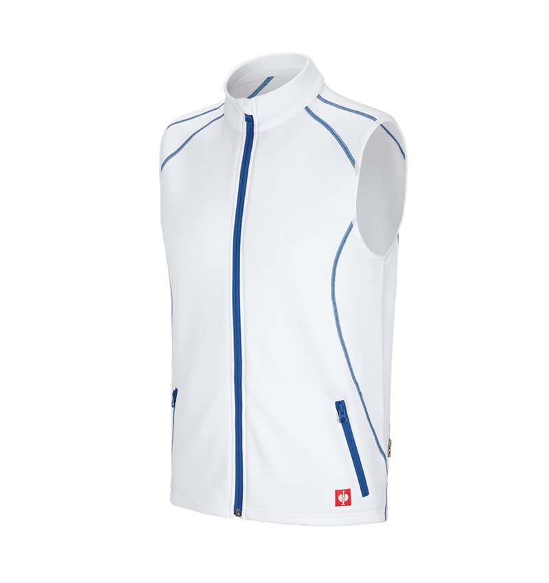 Joiners / Carpenters: Function bodywarmer thermo stretch e.s.motion 2020 + white/gentianblue 3