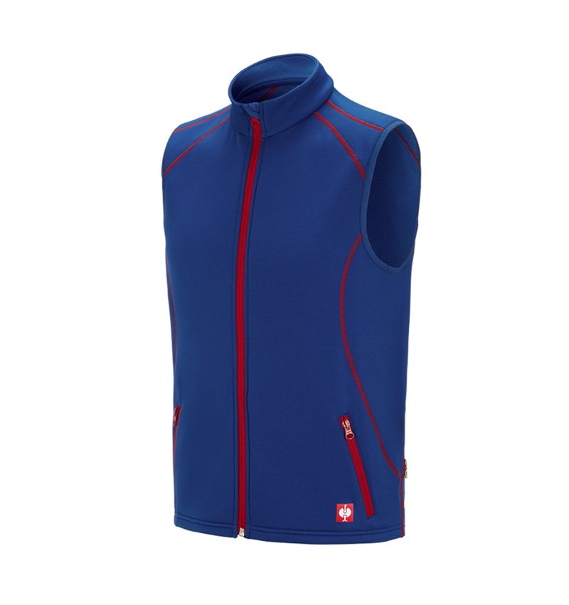 Joiners / Carpenters: Function bodywarmer thermo stretch e.s.motion 2020 + royal/fiery red 2