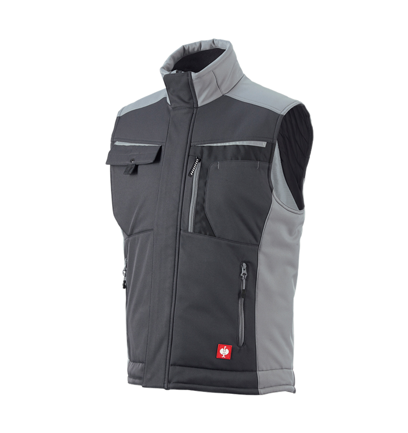 Joiners / Carpenters: Softshell bodywarmer e.s.motion + graphite/cement 2