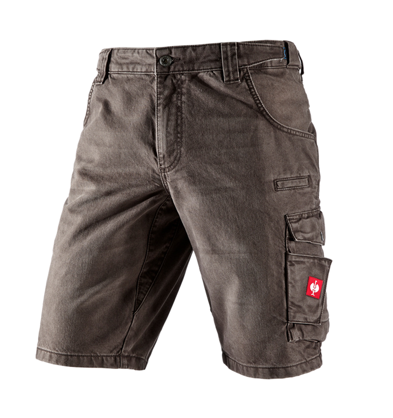 Joiners / Carpenters: e.s. Worker denim shorts + chestnut