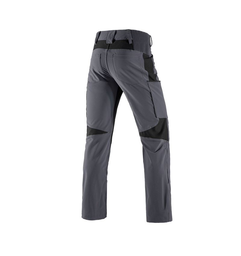 Joiners / Carpenters: Cargo trousers e.s.vision stretch, men's + grey/black 3