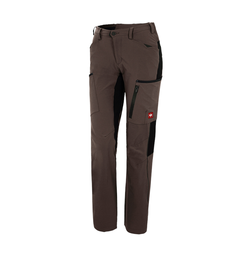 Topics: Cargo trousers e.s.vision stretch, ladies' + chestnut/black 2