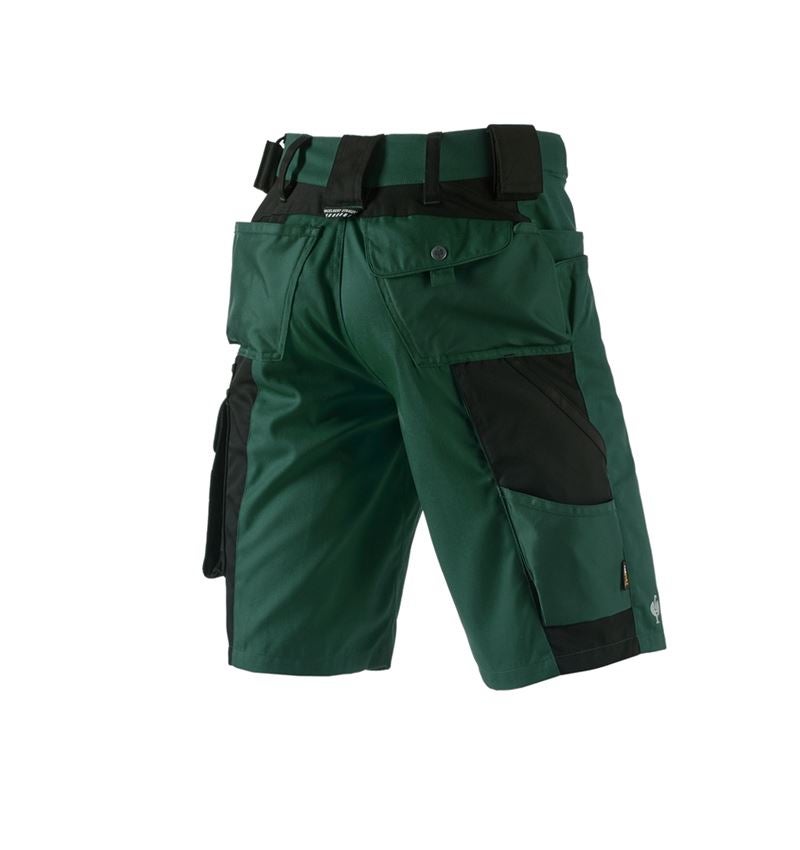 Arbejdsbukser: Shorts e.s.motion + grøn/sort 3