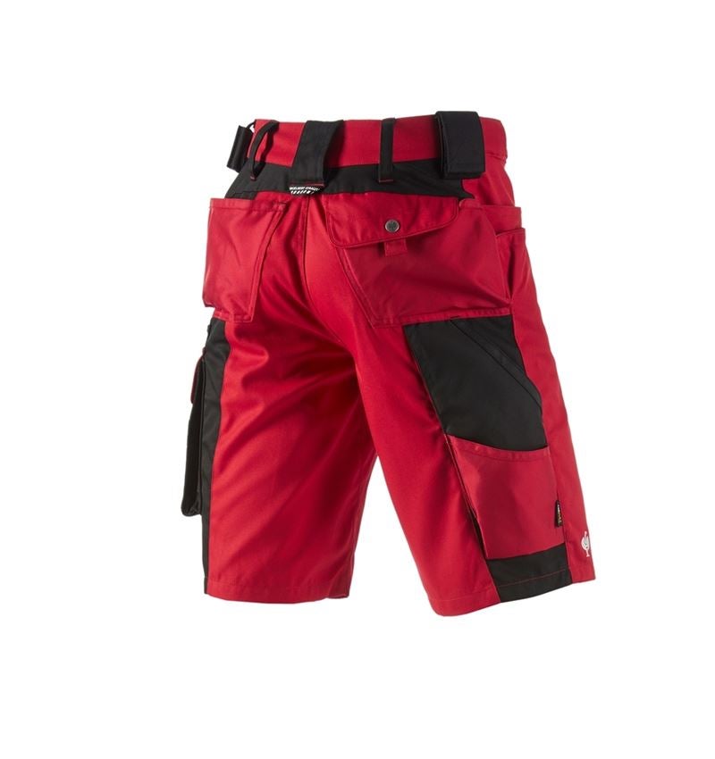 Tømrer / Snedker: Shorts e.s.motion + rød/sort 3