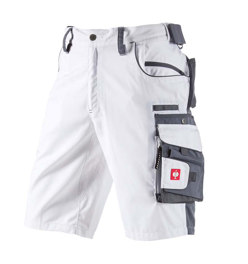 Arbejdsbukser: Shorts e.s.motion + hvid/grå 2