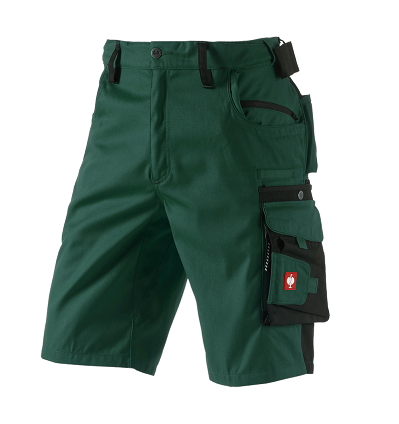 Tømrer / Snedker: Shorts e.s.motion + grøn/sort 2