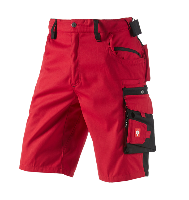 Tømrer / Snedker: Shorts e.s.motion + rød/sort 2