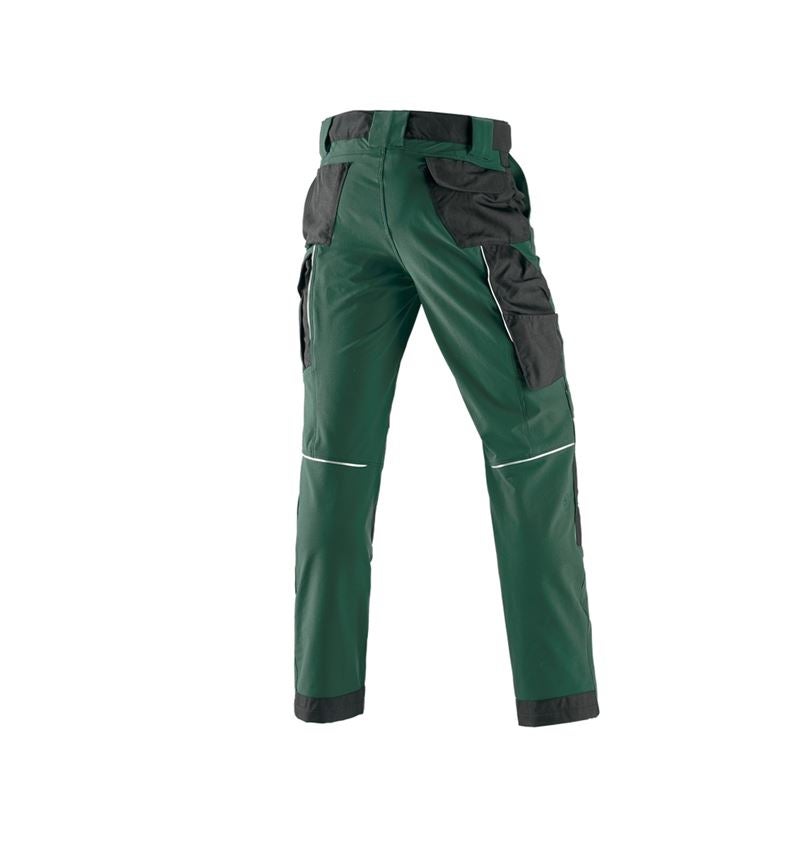 Gardening / Forestry / Farming: Functional trousers e.s.dynashield + green/black 3
