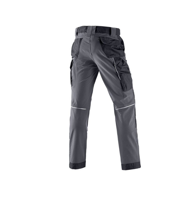 Joiners / Carpenters: Functional trousers e.s.dynashield + cement/black 3