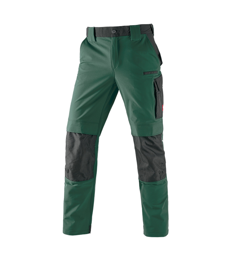 Work Trousers: Functional trousers e.s.dynashield + green/black 2