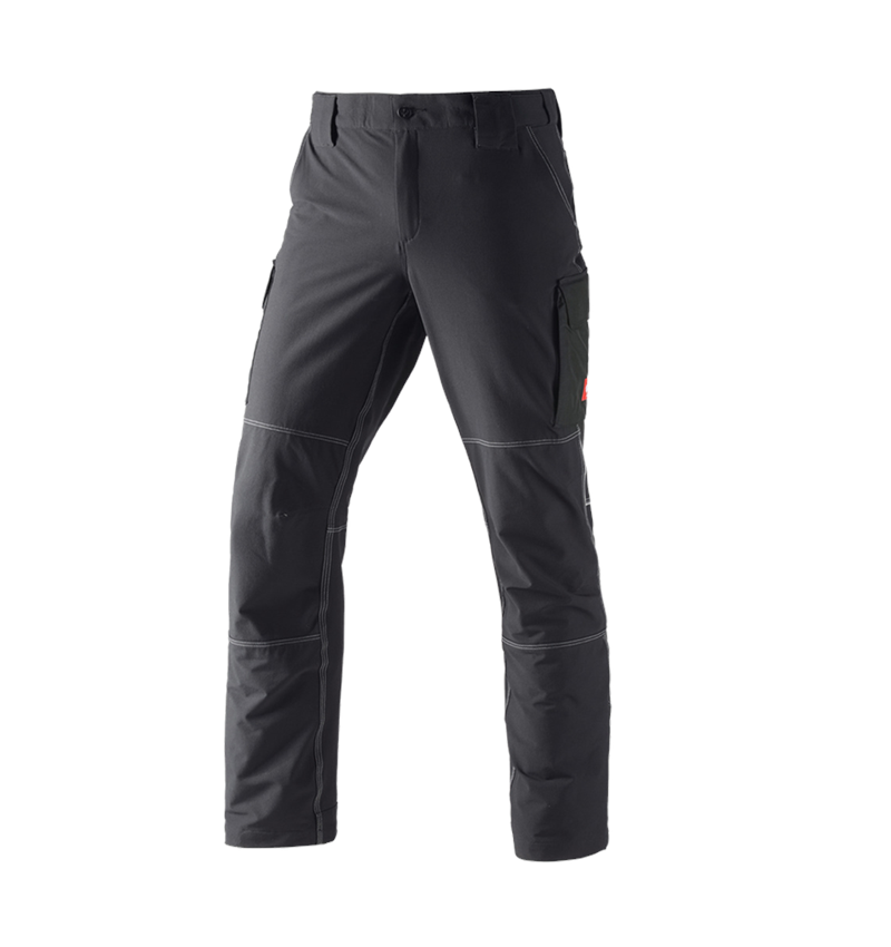 Work Trousers: Functional cargo trousers e.s.dynashield + black 2
