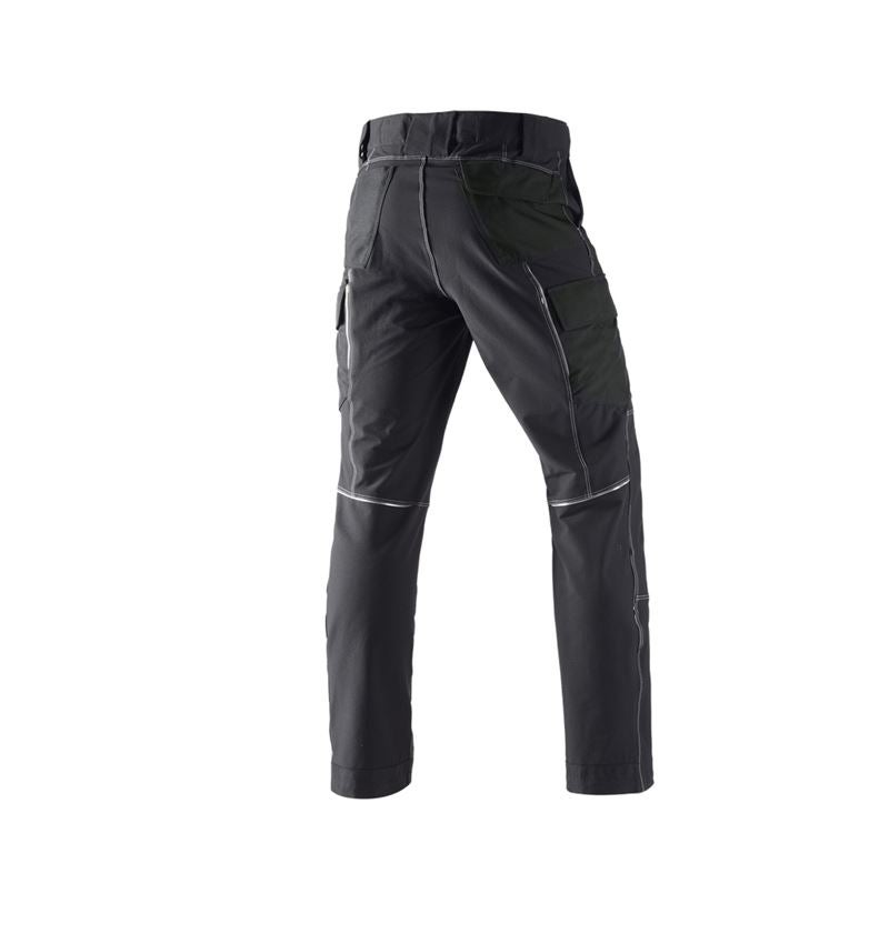Work Trousers: Winter functional cargo trousers e.s.dynashield + black 1