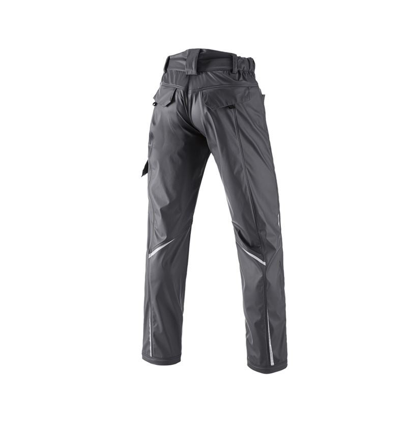 Work Trousers: Rain trousers e.s.motion 2020 superflex + anthracite/platinum 3