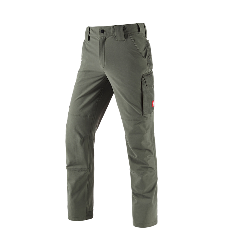 Work Trousers: Functional cargo trousers e.s.dynashield solid + thyme 2