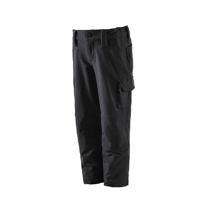 Topics: Funct.cargo trousers e.s.dynashield solid,child. + black 2