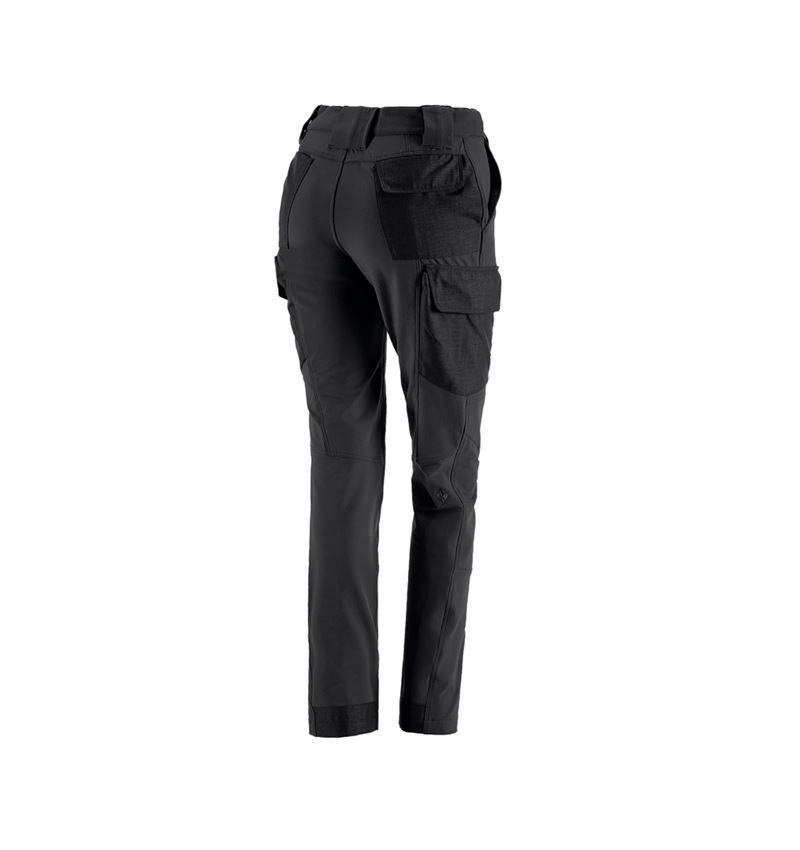 Work Trousers: Winter func.cargo trousers e.s.dynashield solid,l. + black 1