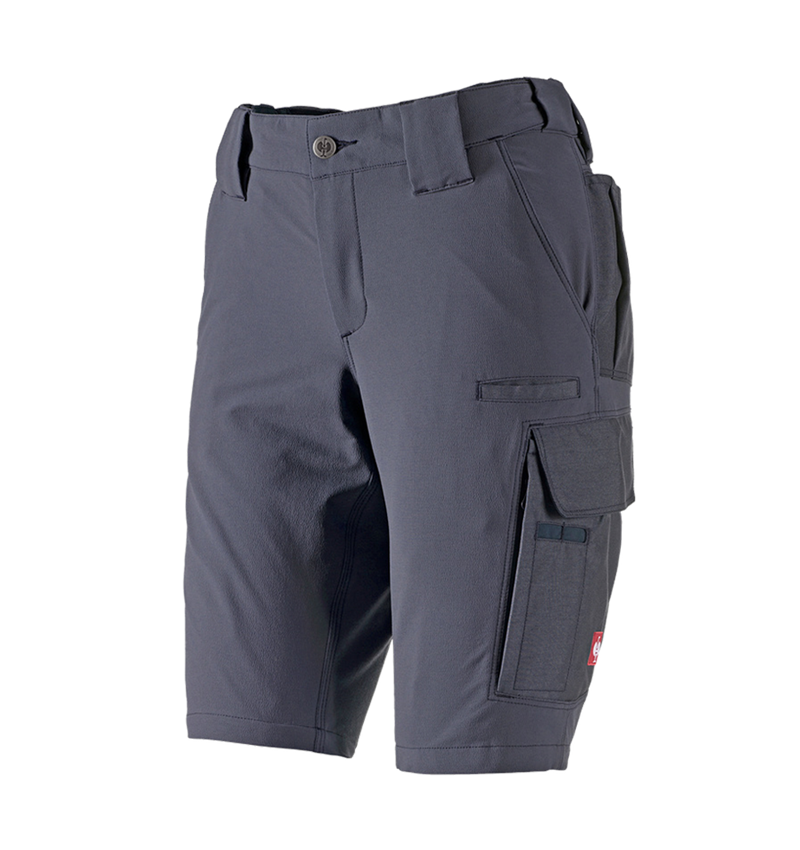 Work Trousers: Functional short e.s.dynashield solid, ladies' + pacific