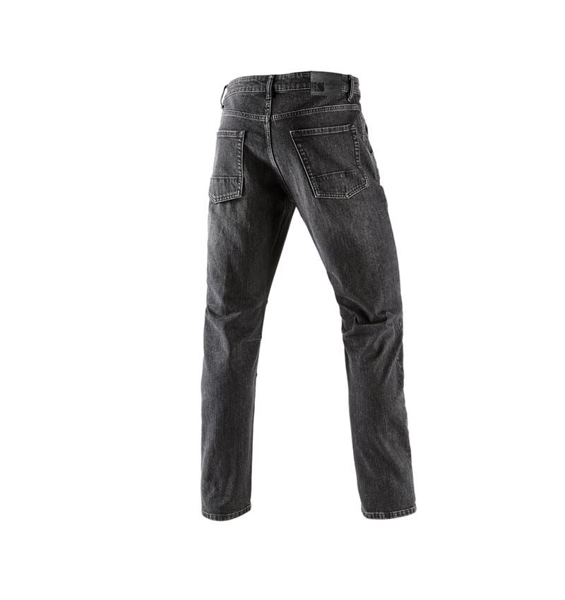 Arbejdsbukser: e.s. 5-Pocket jeans POWERdenim + blackwashed 3