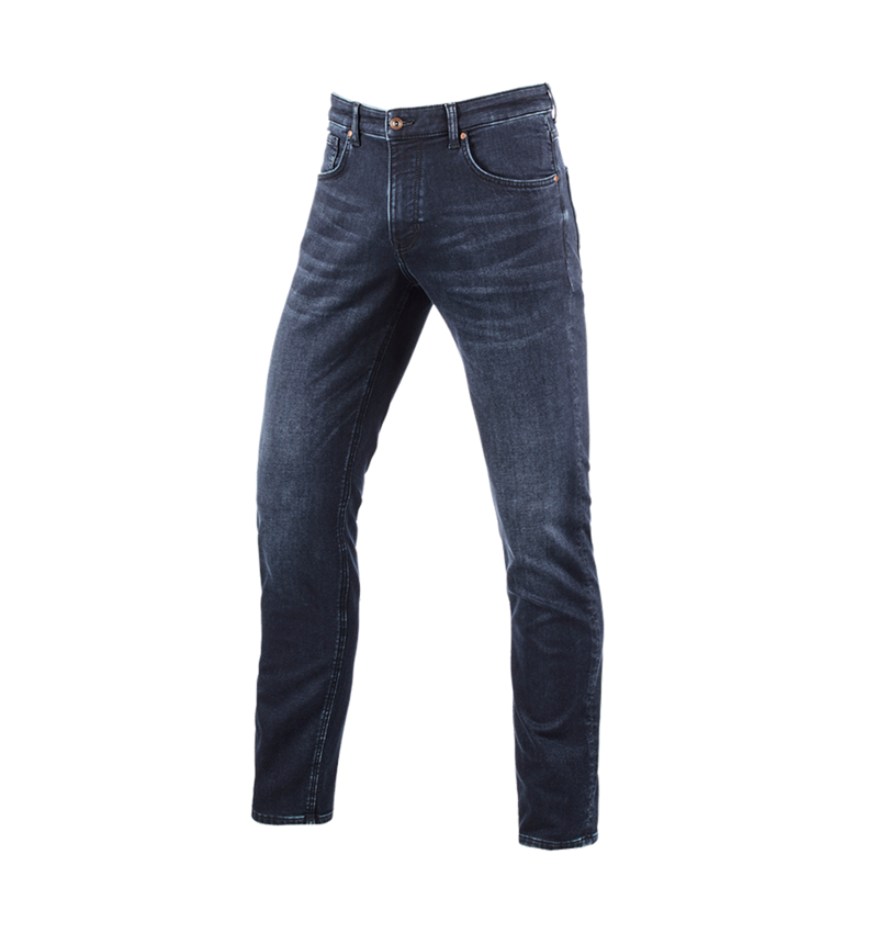 Arbejdsbukser: e.s. 5-Pocket jeans jog-denim + darkwashed 1