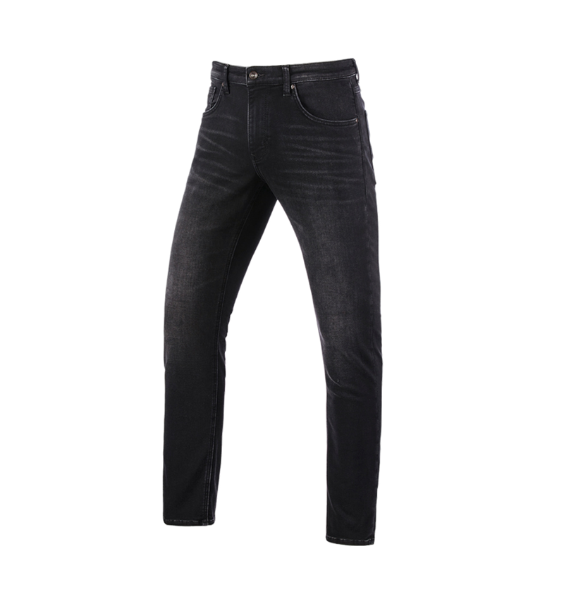 Arbejdsbukser: e.s. 5-Pocket jeans jog-denim + blackwashed 2