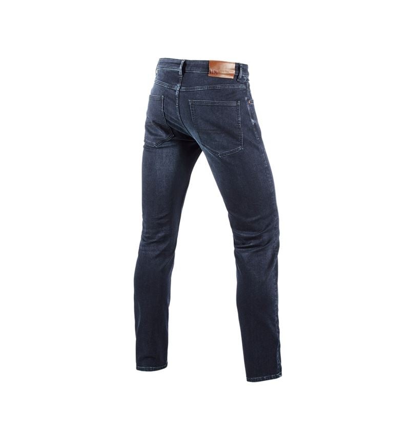 Arbejdsbukser: e.s. 5-Pocket jeans jog-denim + darkwashed 2