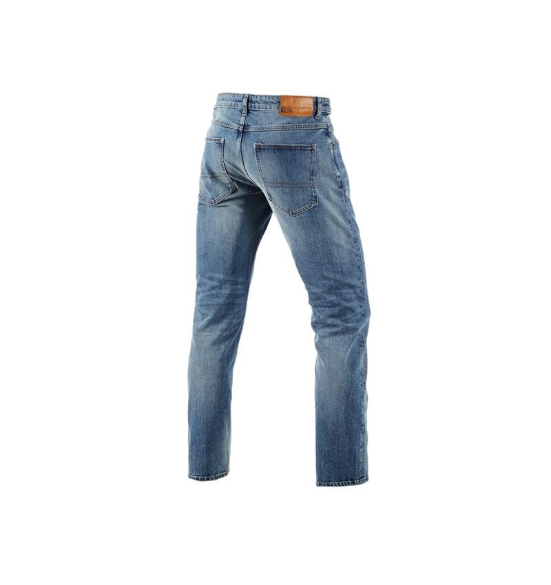 Arbejdsbukser: e.s. 5-pocket-stretch-jeans, straight + stonewashed 5