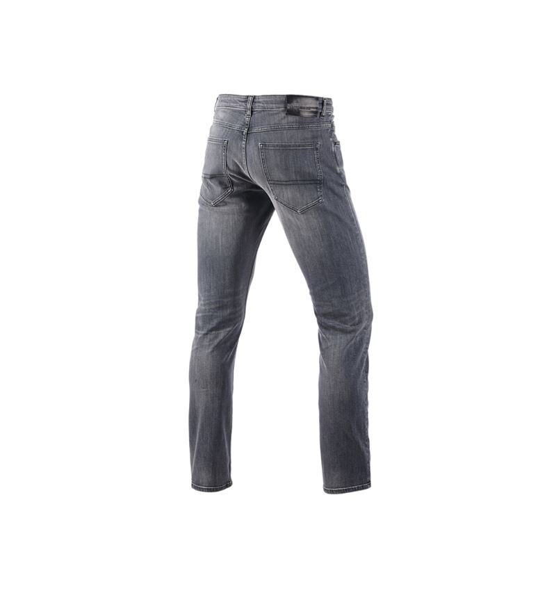 Emner: e.s. 5-pocket-stretch-jeans, straight + graphitewashed 7