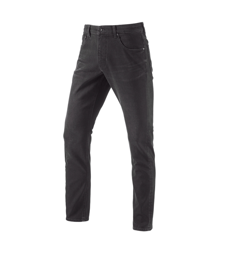 Topics: e.s. Winter 5-Pocket stretch jeans + blackwashed 1