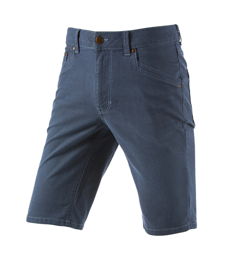 Arbejdsbukser: Shorts med 5 lommer e.s.vintage + aktissk blå 2