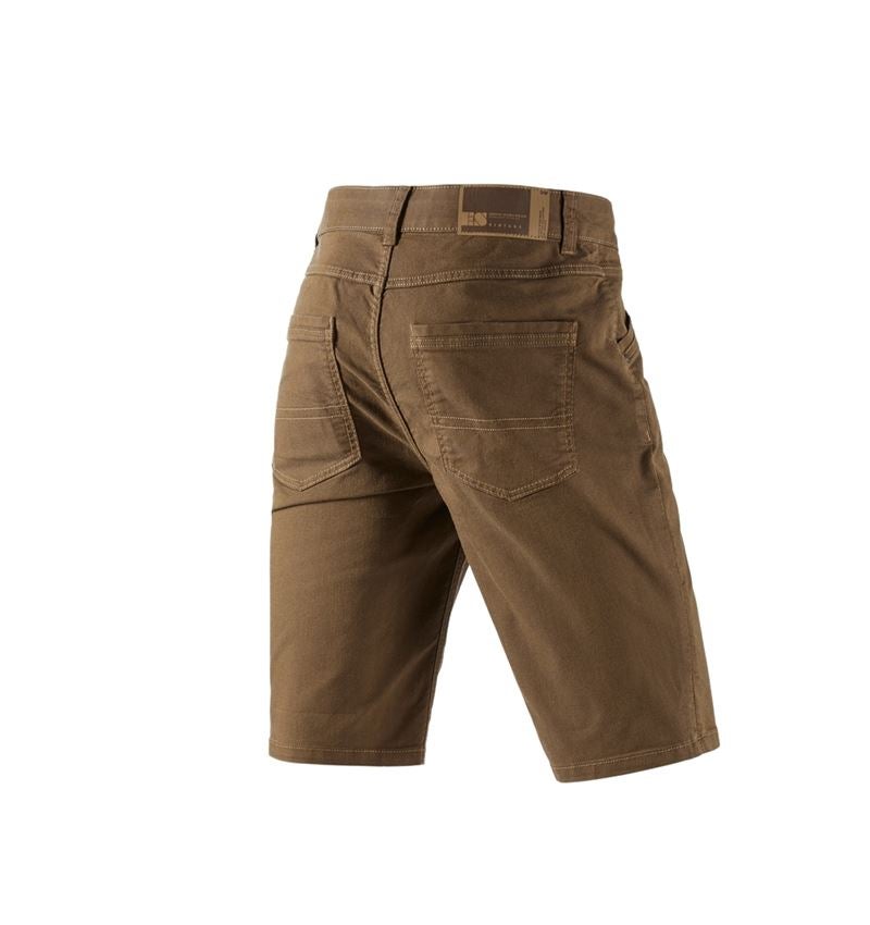 Arbejdsbukser: Shorts med 5 lommer e.s.vintage + sepia 2