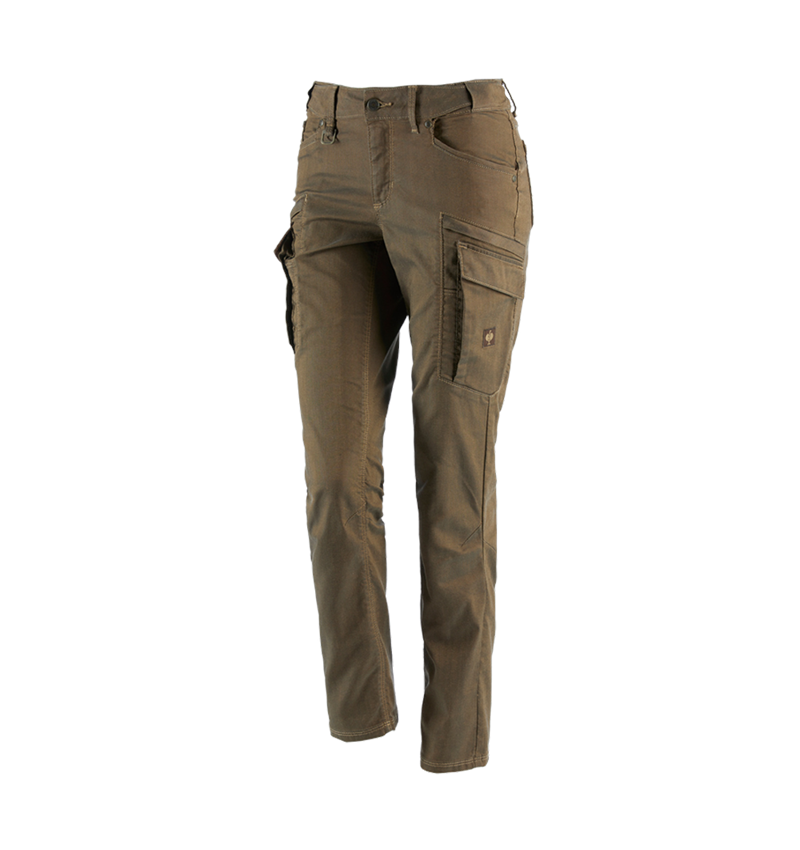 Work Trousers: Cargo trousers e.s.vintage, ladies' + sepia 3