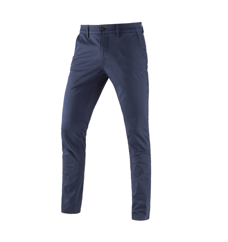 Work Trousers: e.s. 5-pocket work trousers Chino + navy