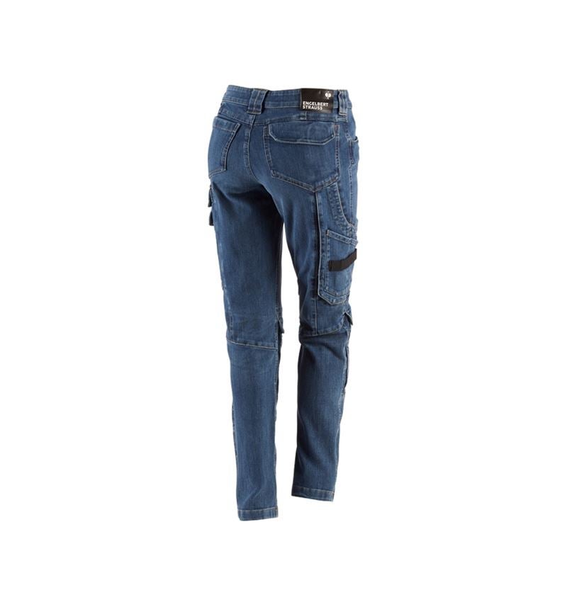 Arbejdsbukser: Cargo Worker jeans e.s.concrete, damer + stonewashed 3