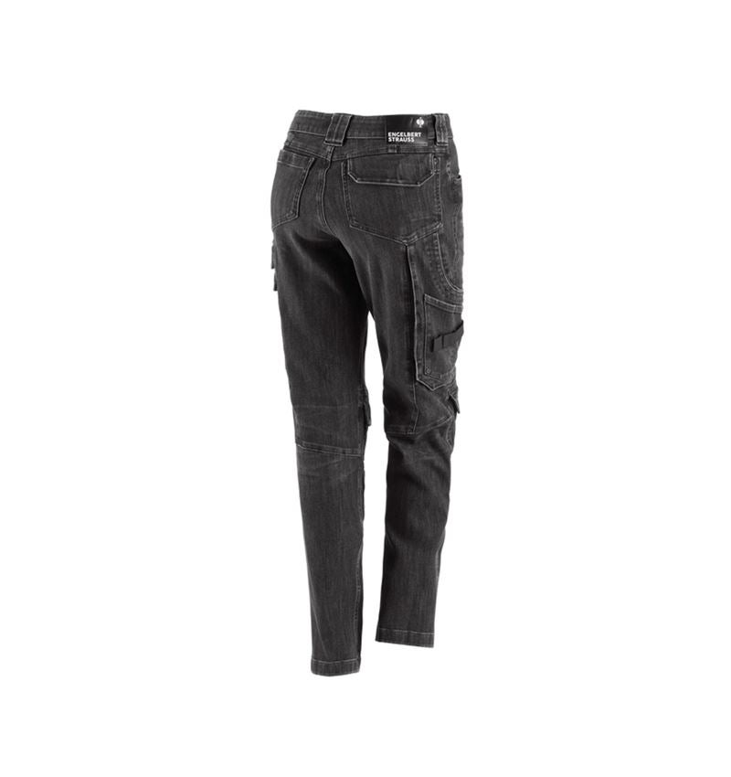 Arbejdsbukser: Cargo Worker jeans e.s.concrete, damer + blackwashed 3