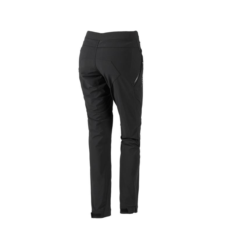 Clothing: Functional trousers e.s.trail, ladies' + black 4