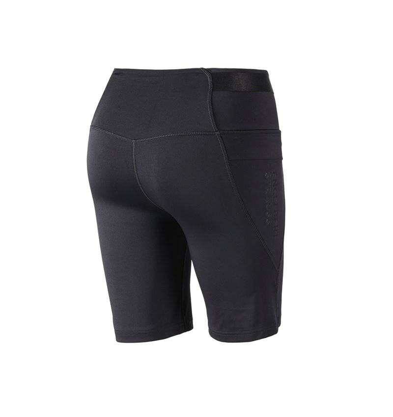 Work Trousers: Race tights short e.s.trail, ladies' + black 5